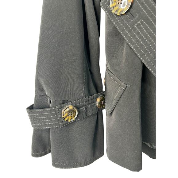 Croft and Barrow Coat Womens Size M Black Double Breasted Peacoat Winter Casual - Picture 6 of 12